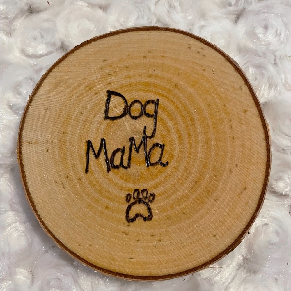 Dog Mama Wooden Coaster
